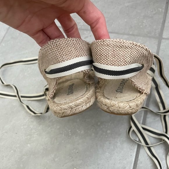 Soludos Striped Ankle Tie Espadrilles - Picture 6 of 9